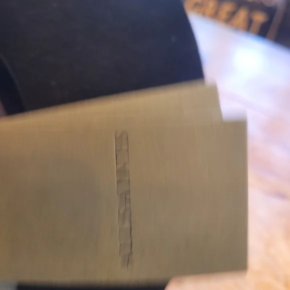 All Saints Black Hat with Silver Accents - Picture 6 of 6